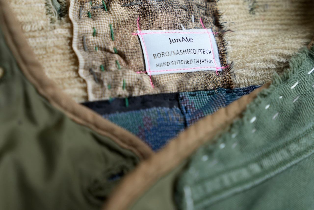 SASHIKO MILITARY LINER JACKET