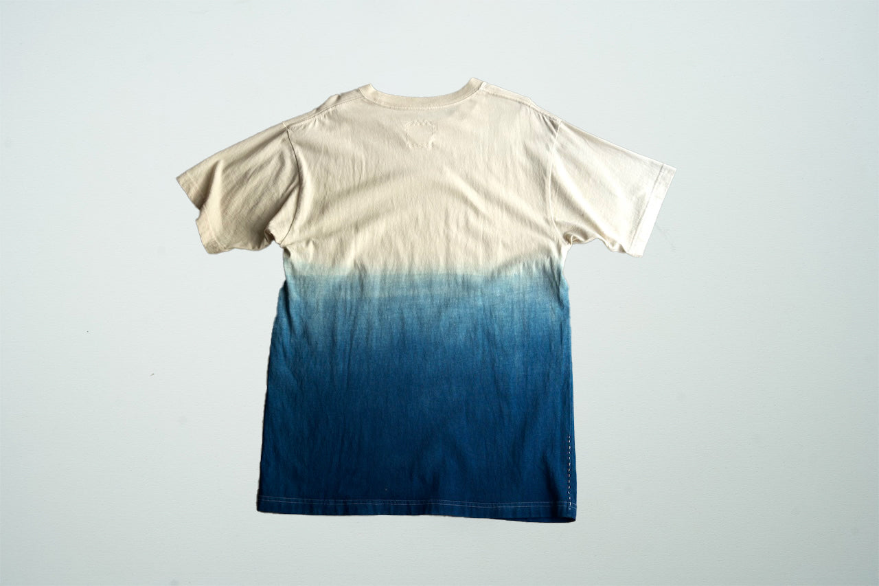 Faded Indigo Over-dye Tee / JA-T-102【受注生産】