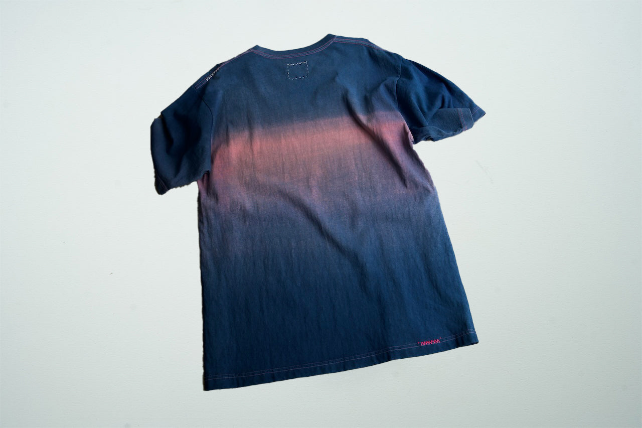 Faded Indigo Over-dye Tee / JA-T-106【受注生産】