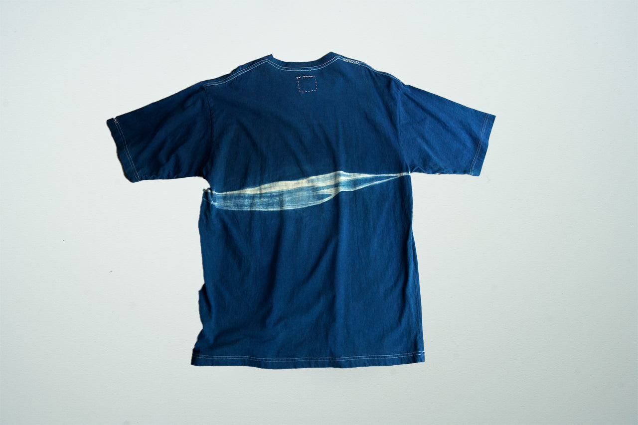 Faded Indigo Over-dye Tee / JA-T-108 【受注生産】