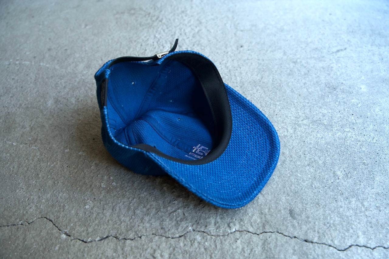 Sashiko Baseball Cap / Light Indigo "Ruffles"