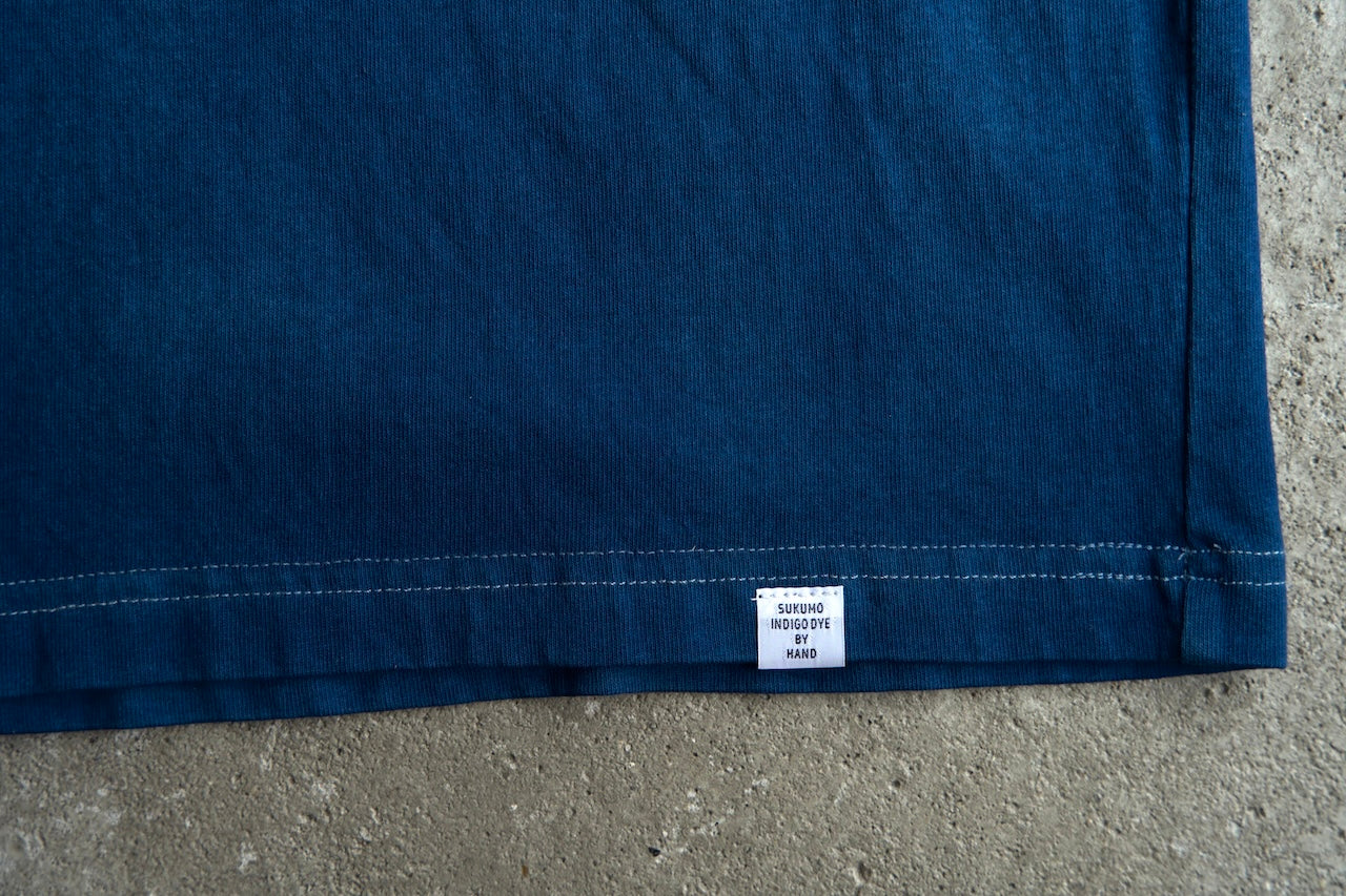 Faded Indigo Over-dye Tee / JA-T-102【受注生産】