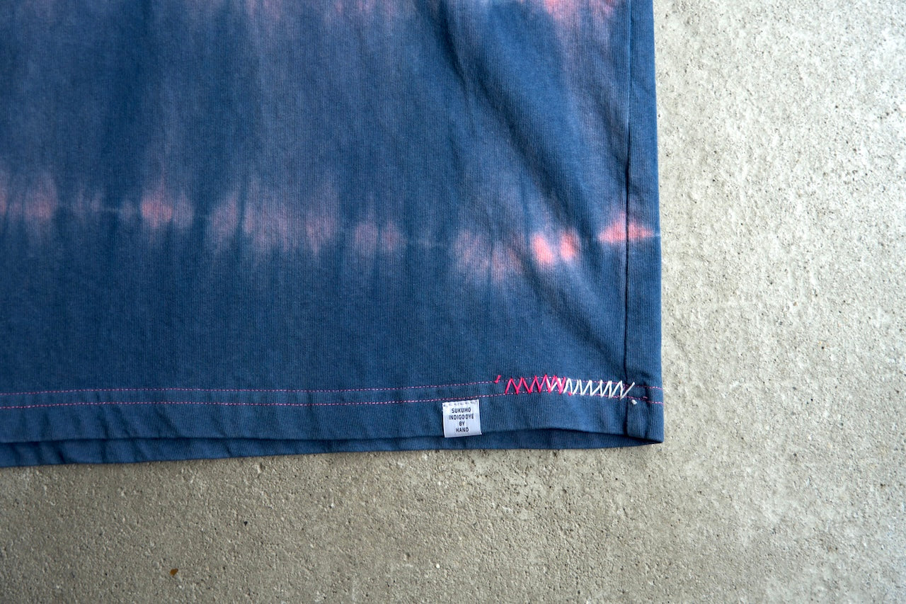 Faded Indigo Over-dye Tee / JA-T-104 【受注生産】