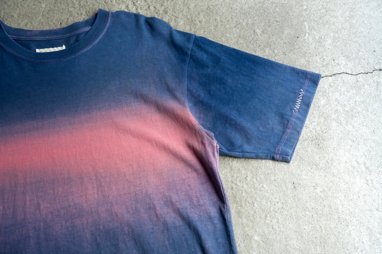 Faded Indigo Over-dye Tee / JA-T-106【受注生産】