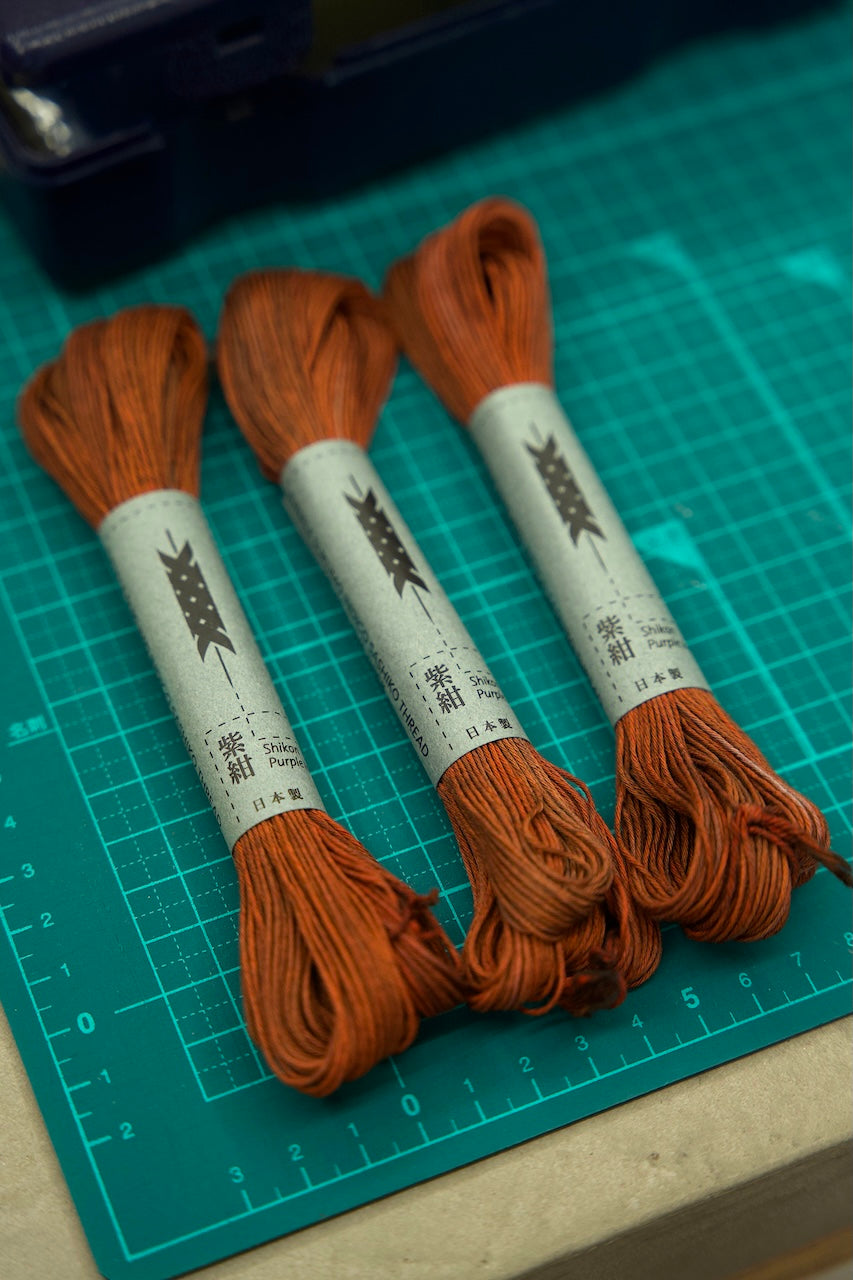 Sashiko Thread Over-Dyed / Small Skein 40m