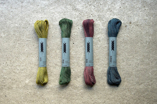 Sashiko Thread Over-Dyed / Small Skein 40m