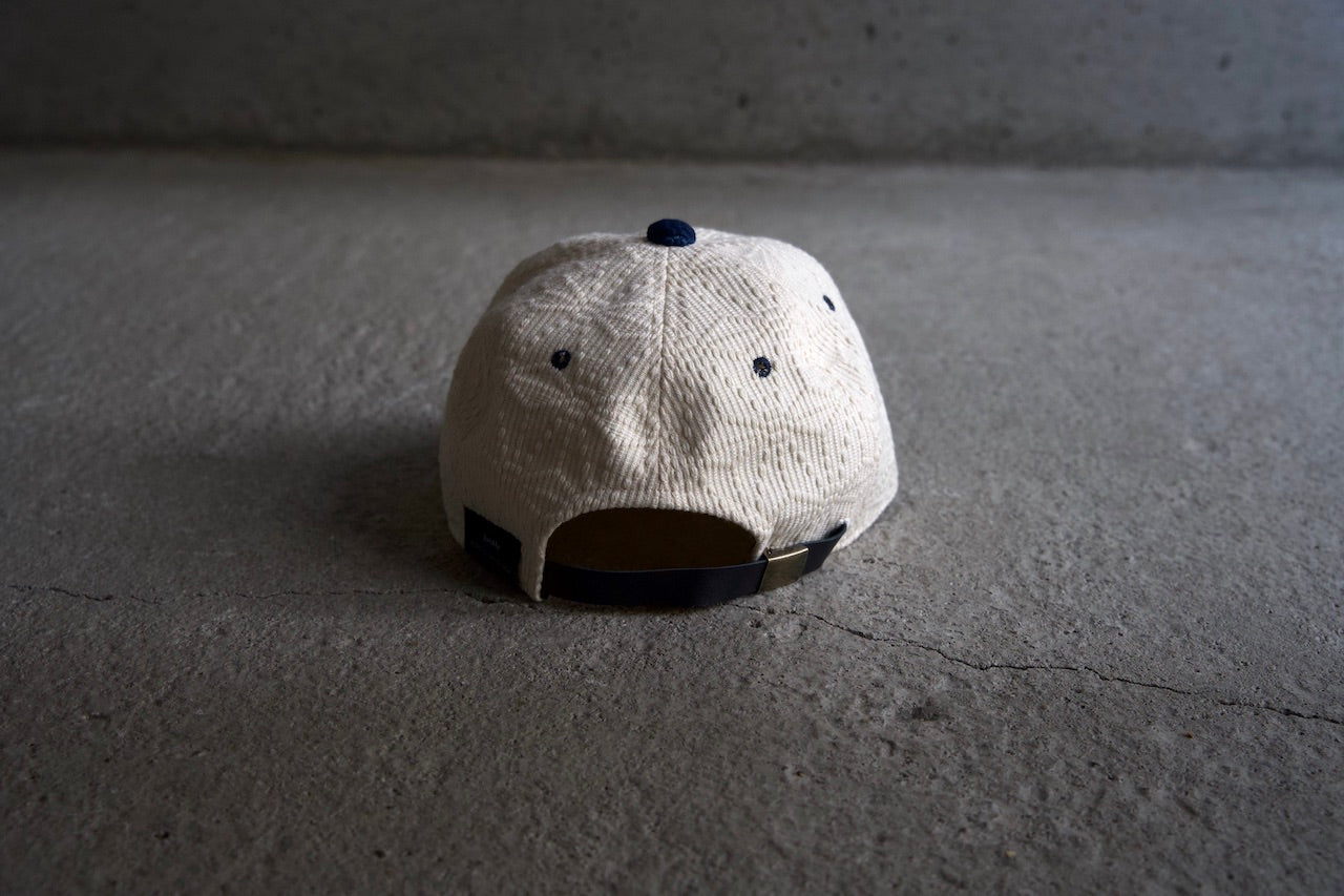 Sashiko Baseball Cap Combi "Hemp Leaf"