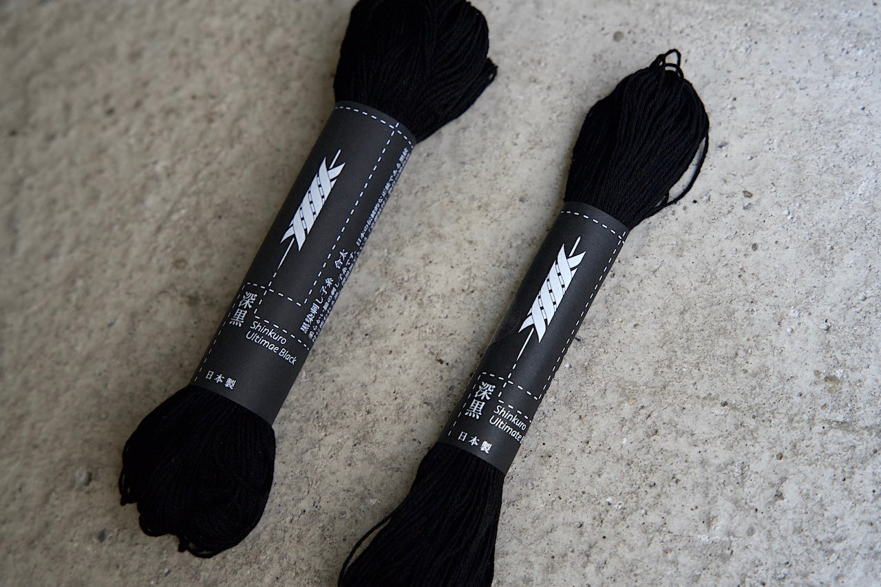 Sashiko Thread Ultimate Black 40m / 100m