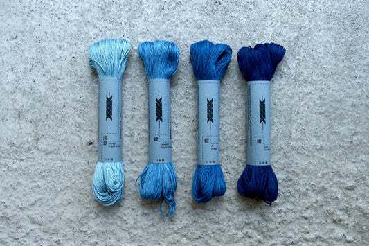 Sashiko Thread Indigo / Big Skein 100m