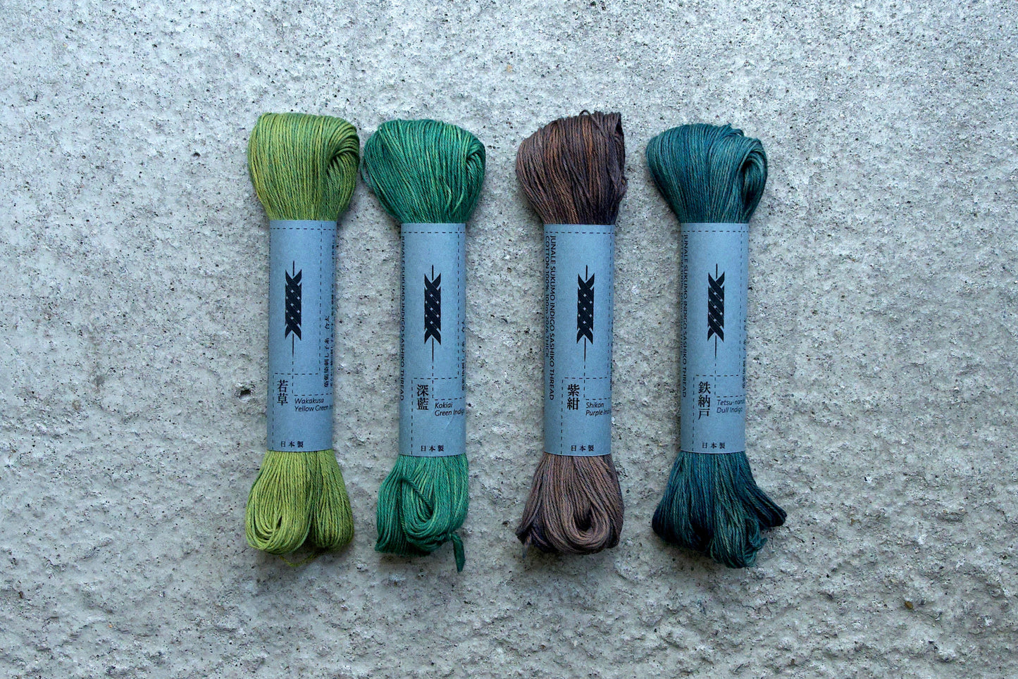 Hand-dyed Sashiko Thread Over-Dyed / Big Skein 100m