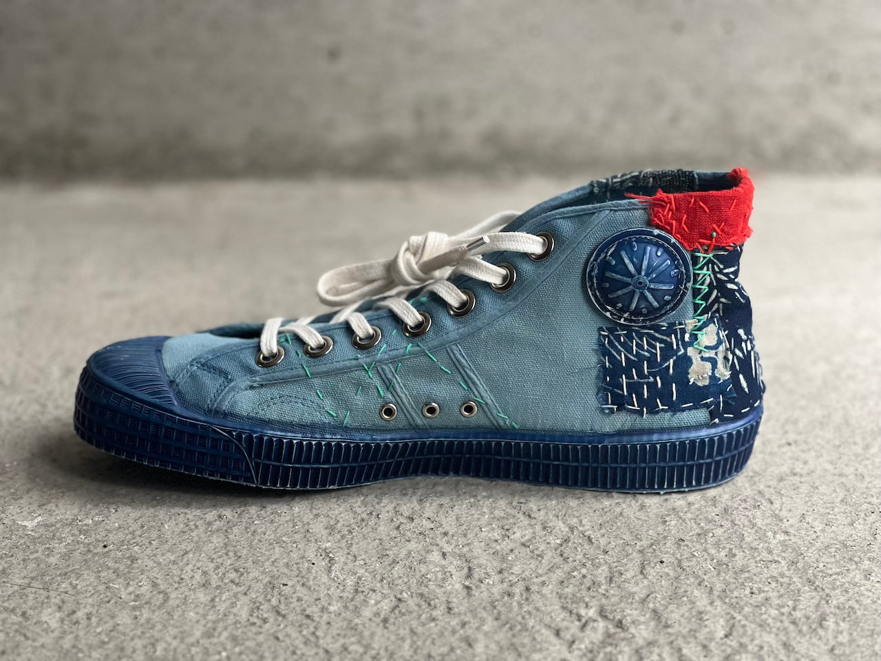 Czech Military Training Shoes <Indigo-dyed> <Dead Stock>