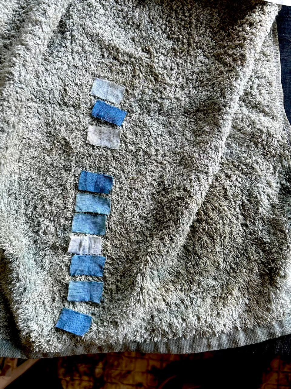 Sashiko Baseball Cap / Mid Indigo "Ichimatsu"