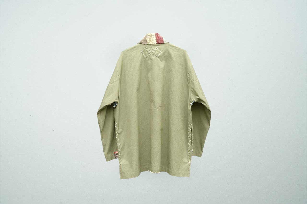 Noragi Field Jacket / Rip-Stop / 4 pockets / Sakiori