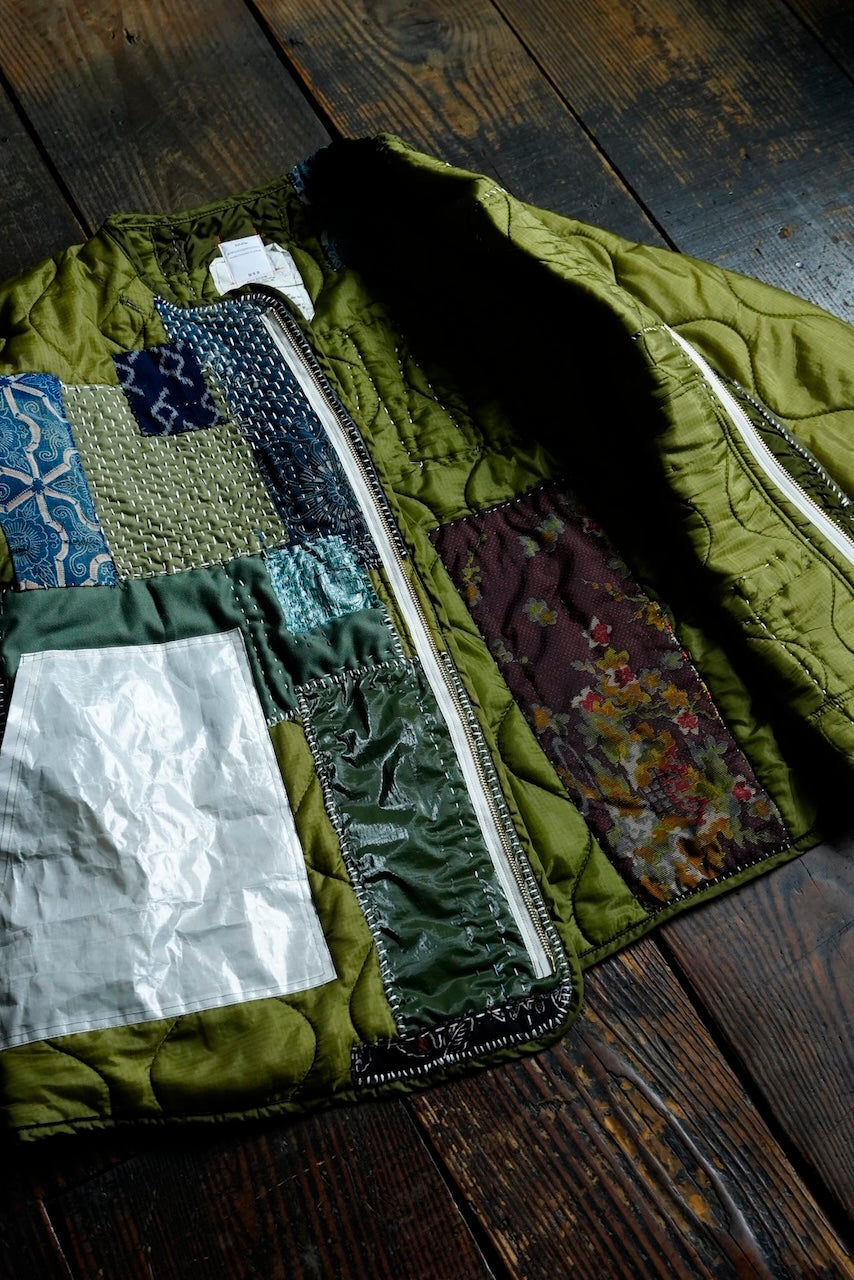 SASHIKO MILITARY LINER JACKET