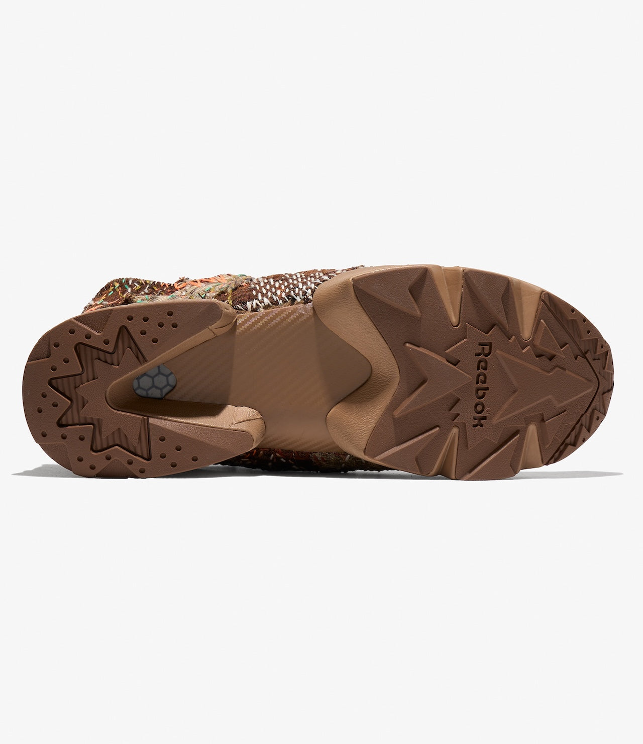 EG x JUNALE - Brown Sashiko Reebok Instapump Fury 94