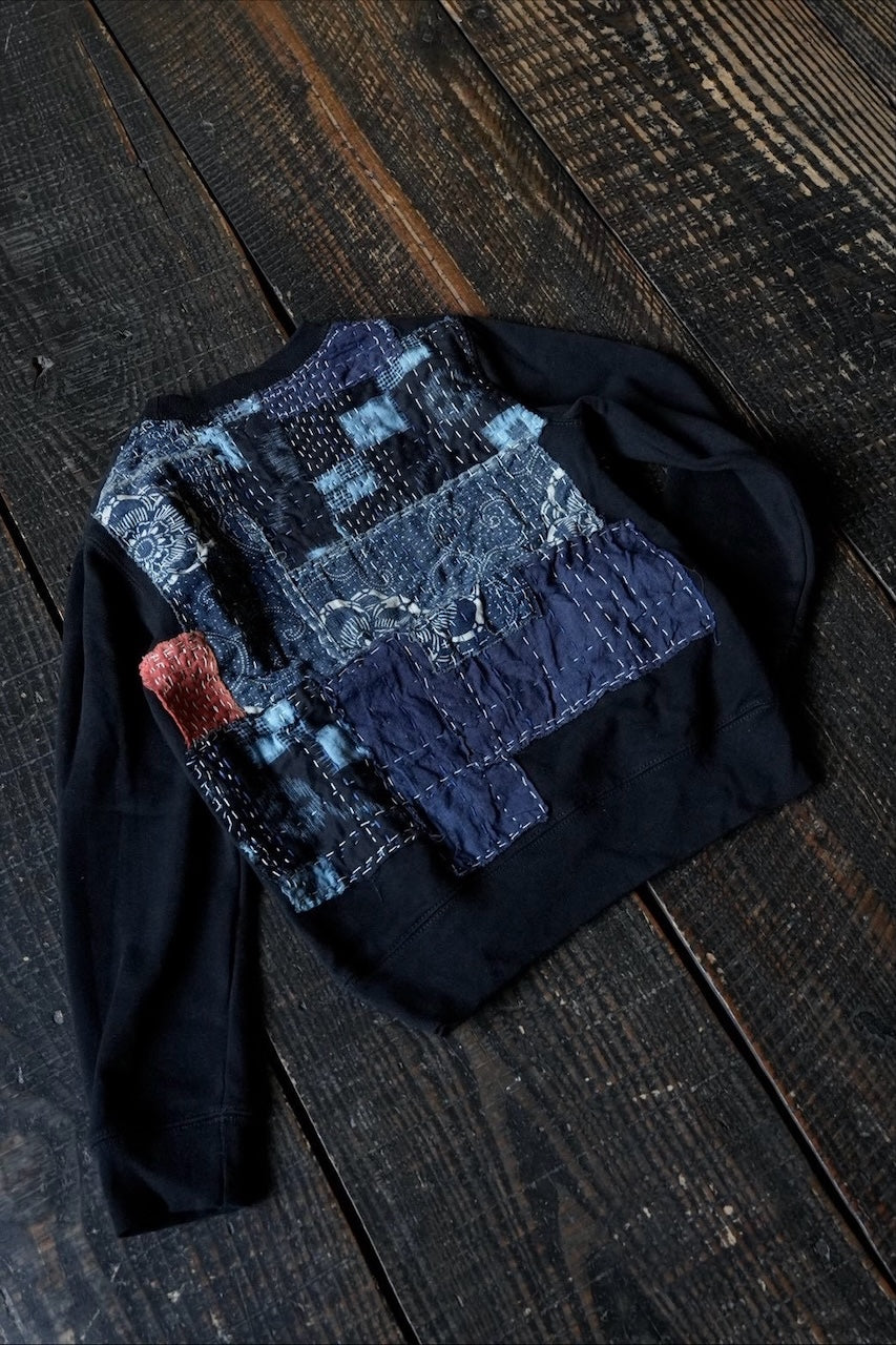 Boro Fleeced Sweat Top / JA-T-014 *受注生産