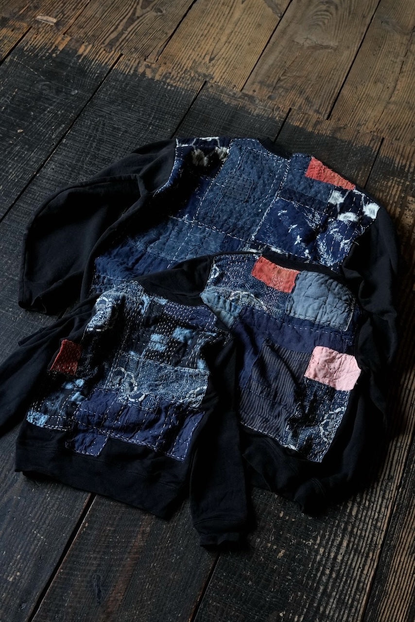 Boro Fleeced Sweat Top / JA-T-014 *受注生産