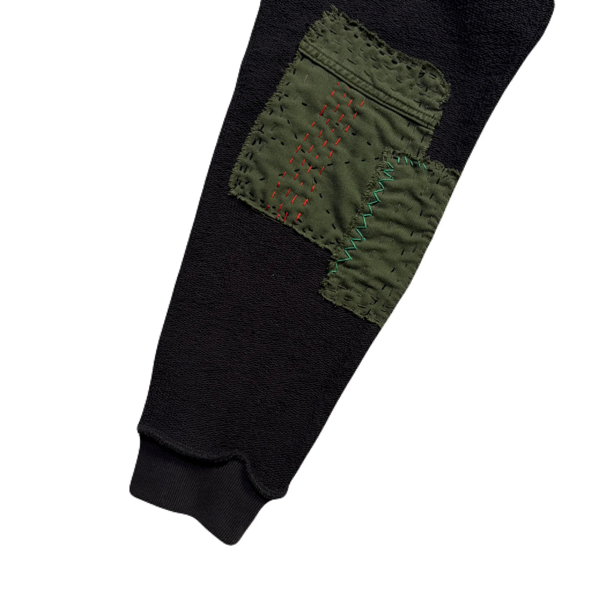JunAle SASHIKO SWEATSHIRT CROSSGUN METAL / GRAY