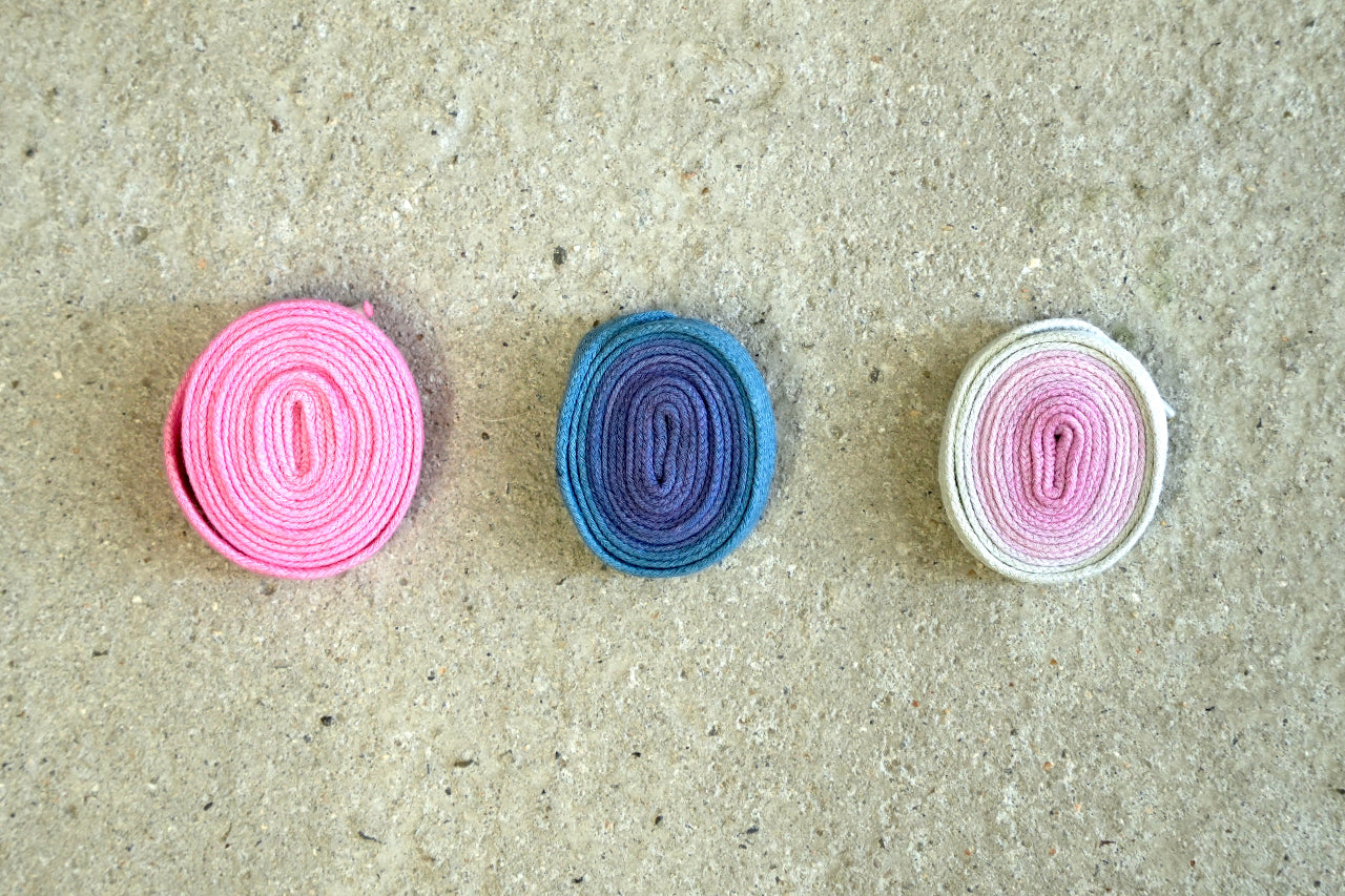 Benibana Dyed Shoelaces [Flat]