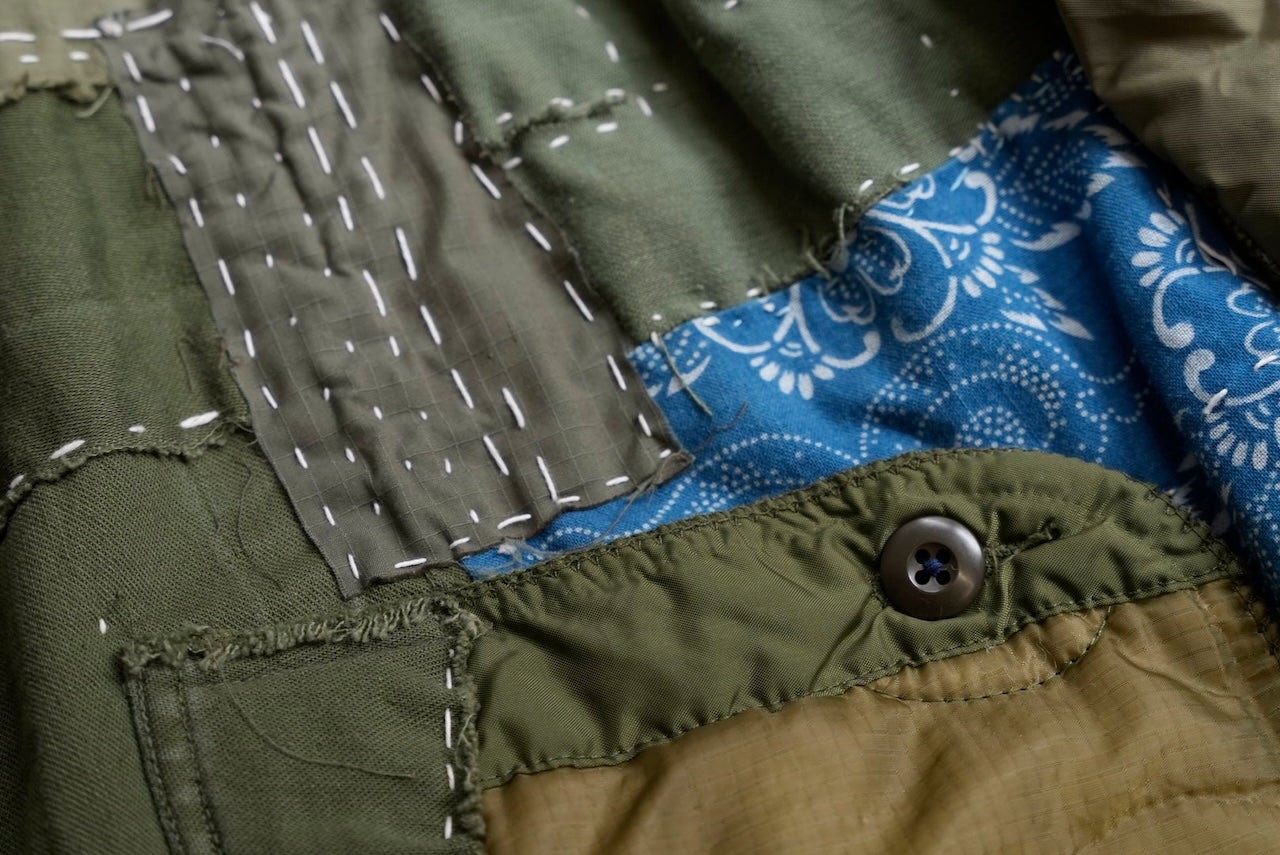 SASHIKO MILITARY LINER JACKET