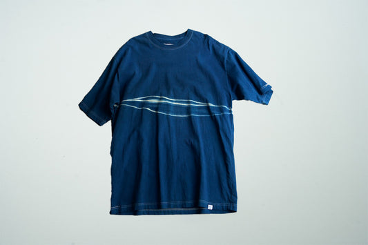 Faded Indigo Over-dye Tee / JA-T-108 [Made to order]