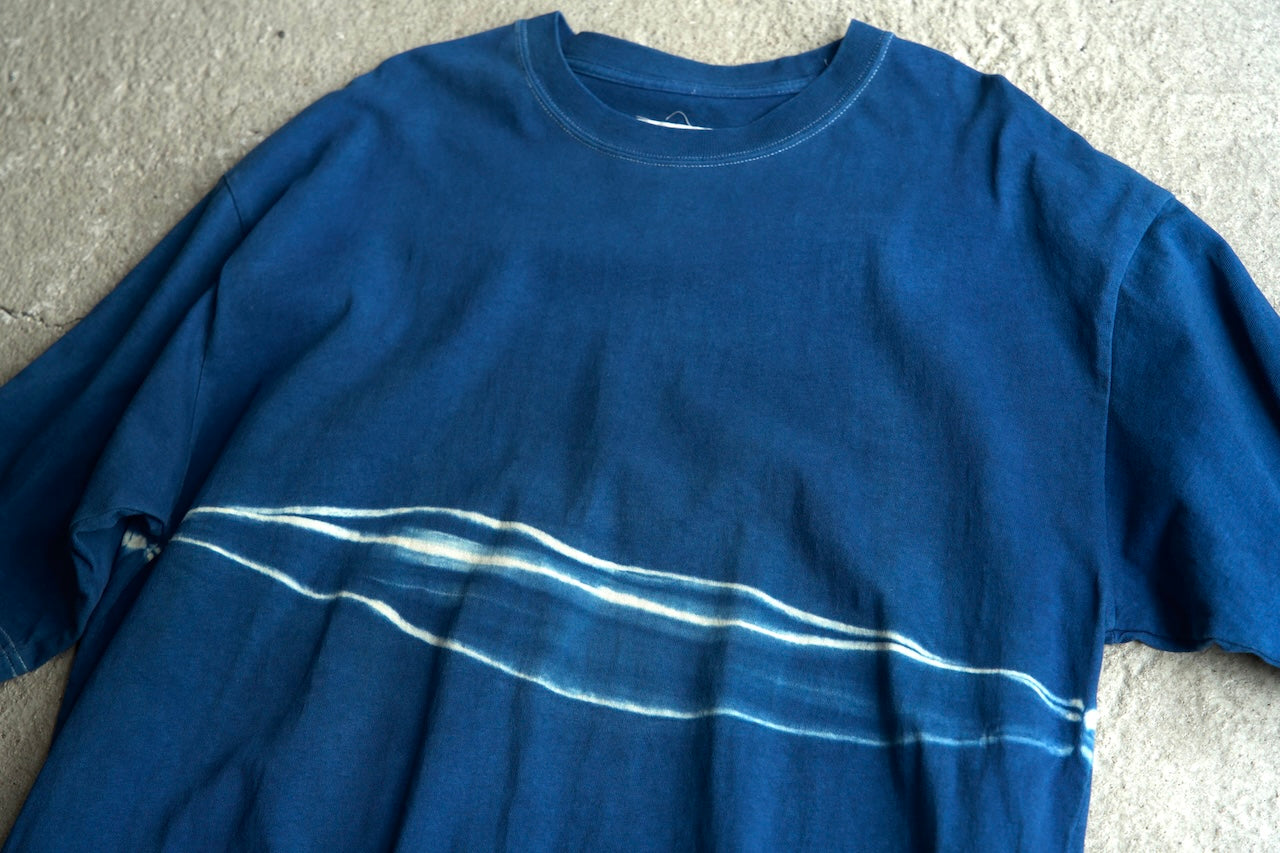 Faded Indigo Over-dye Tee / JA-T-108 [Made to order]