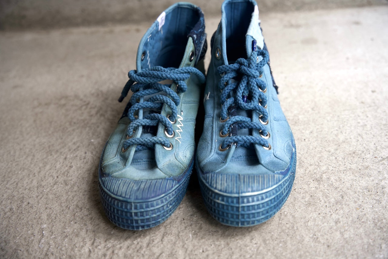 Czech Military Training Shoes <Indigo-dyed> <Dead Stock>