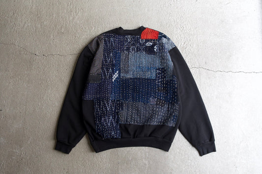 Boro Fleeced Sweat Top / JA-T-014 *受注生産