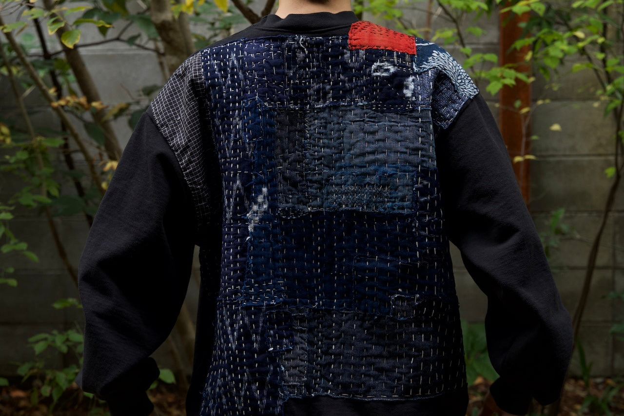 Boro Fleeced Sweat Top / JA-T-014 *受注生産