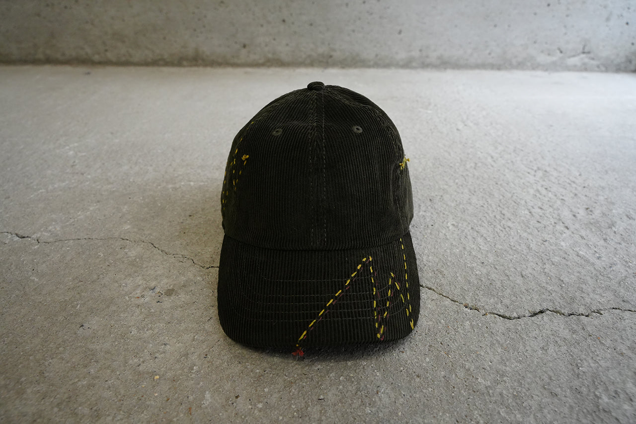 Sashiko Corduroy Cap
