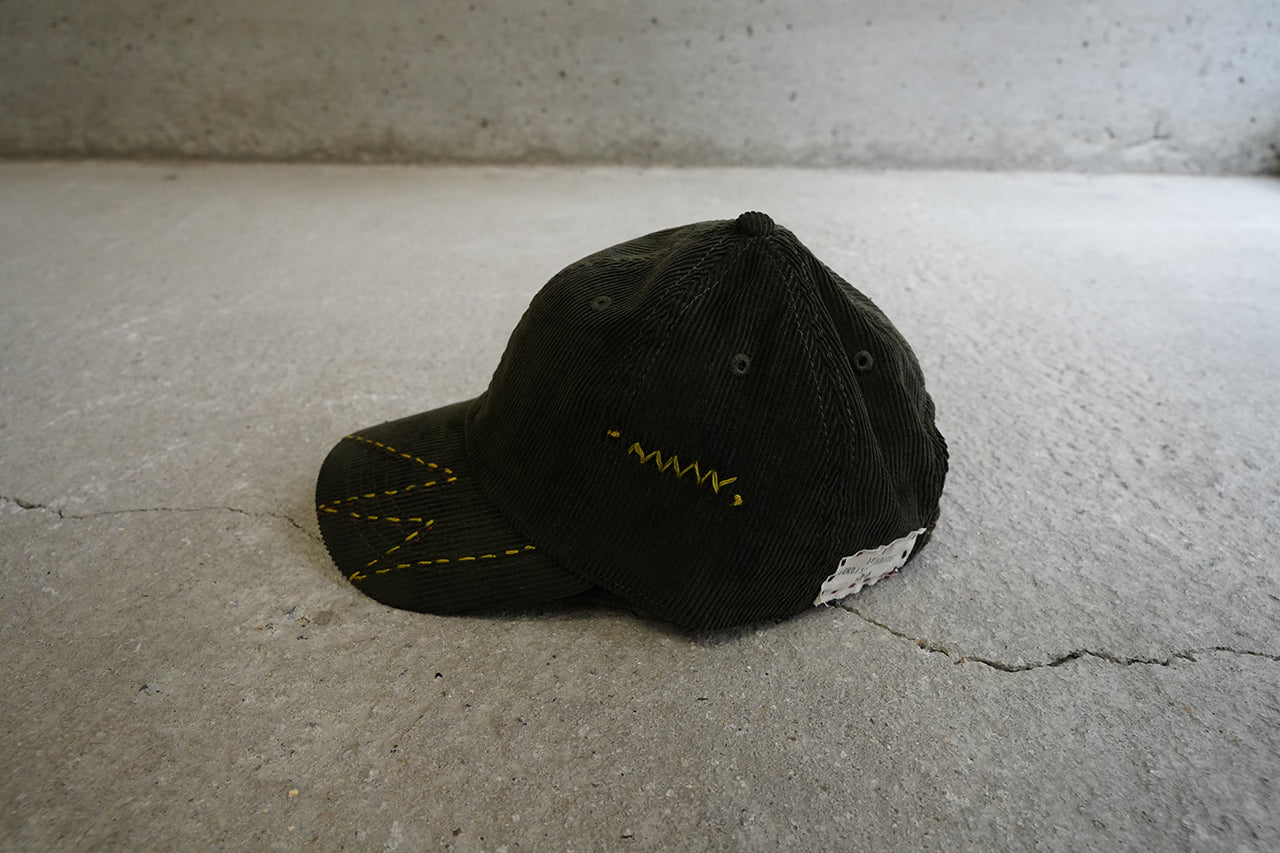 Sashiko Corduroy Cap