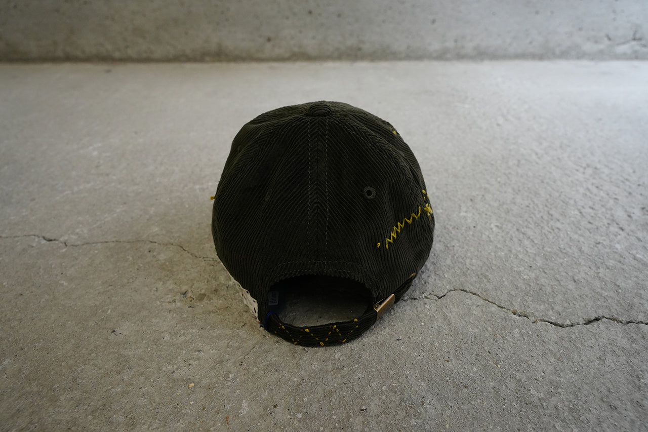 Sashiko Corduroy Cap