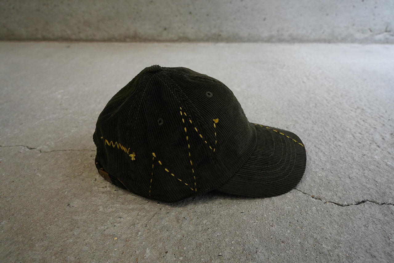 Sashiko Corduroy Cap