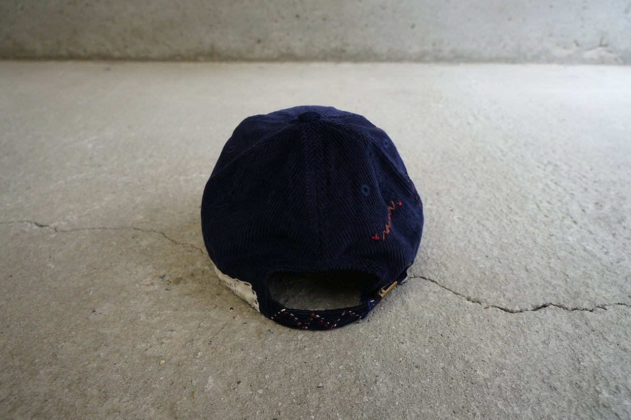 Sashiko Corduroy Cap