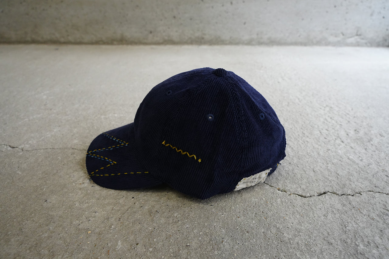 Sashiko Corduroy Cap
