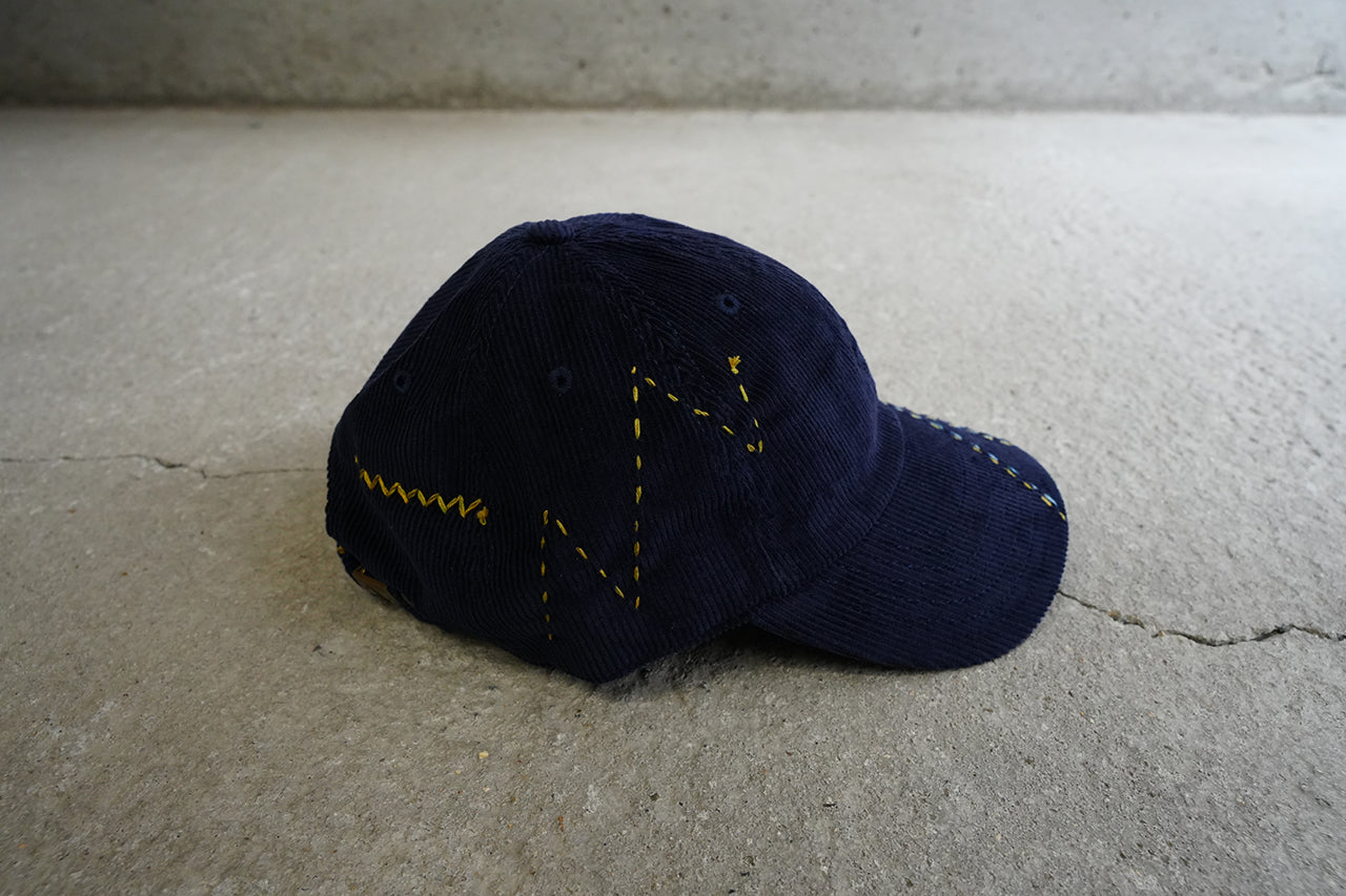 Sashiko Corduroy Cap