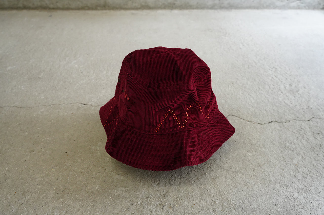 Sashiko Corduroy Bucket Hat