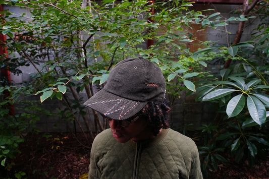 Sashiko Corduroy Cap