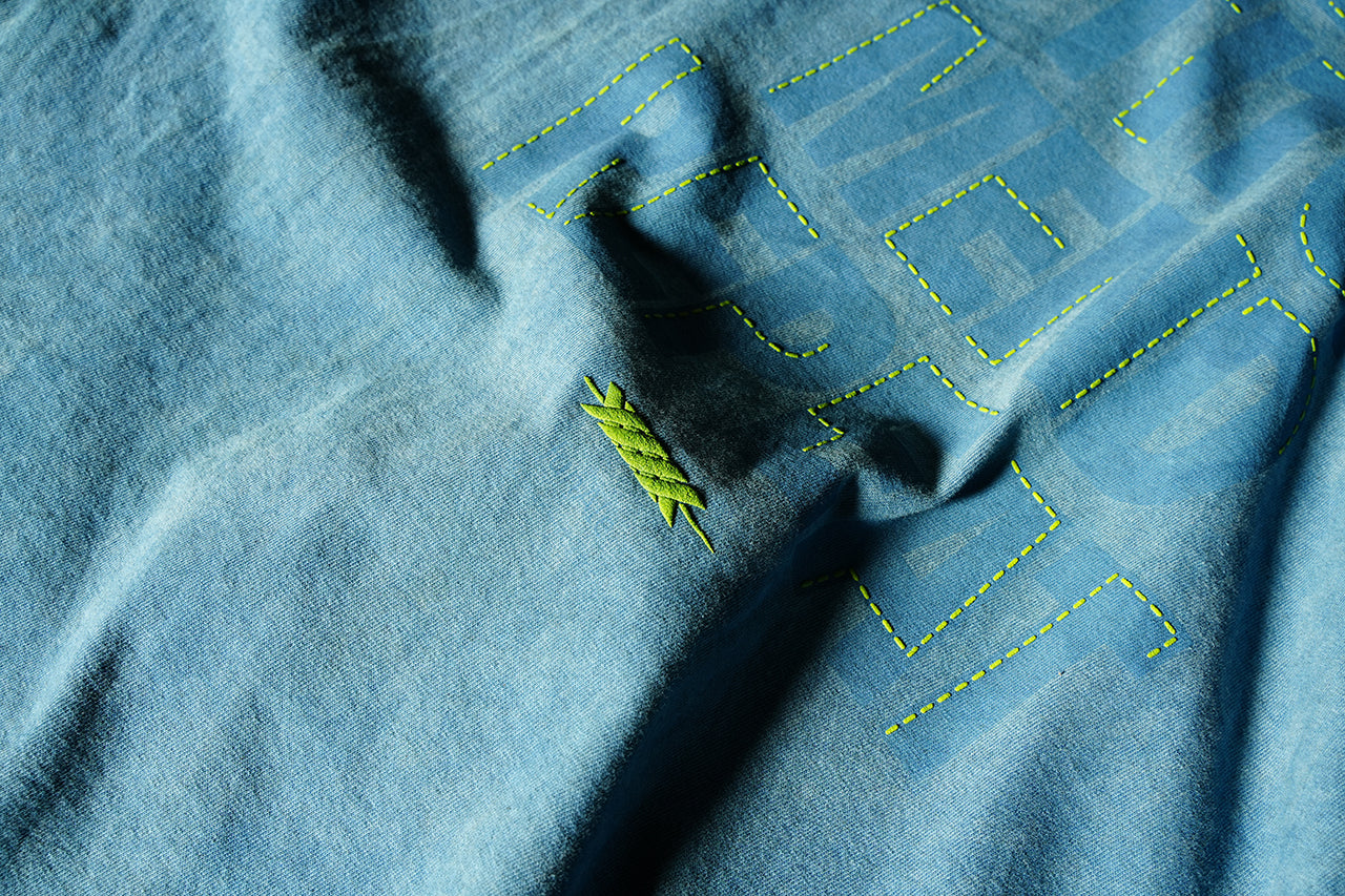 "PSMR" Graphic indigo S/S Tee / JA-T-110-2