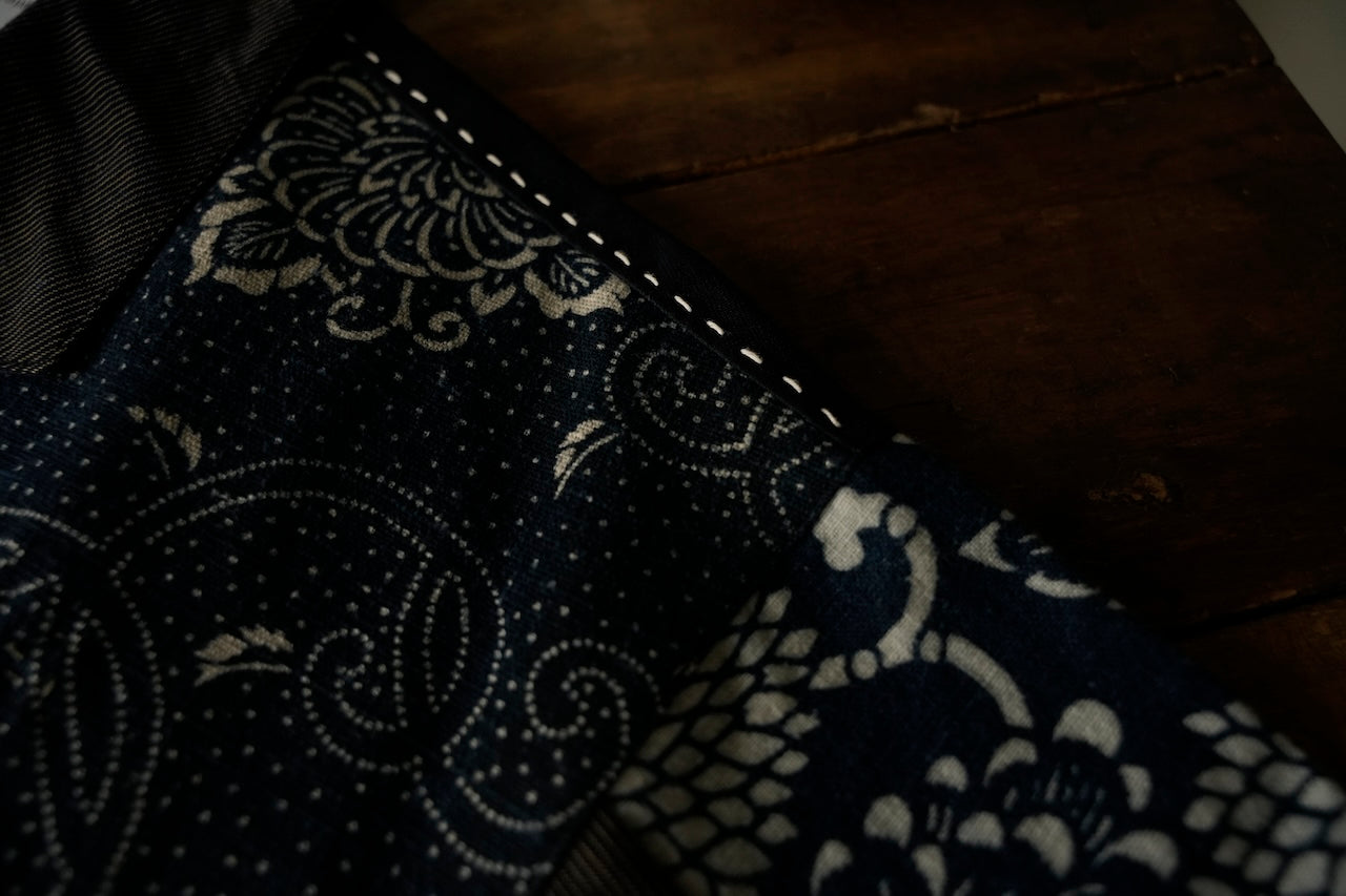 Boro Panel Open Collar Shirt / JA-SS-004