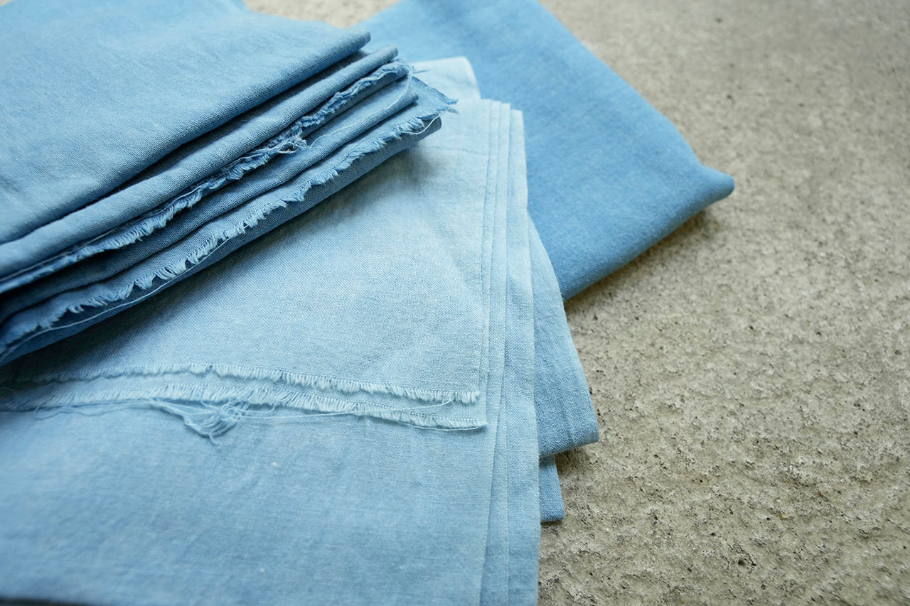 藍染手拭い 無地 文