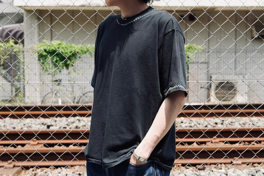 SASHIKO ZIGZAG TEE