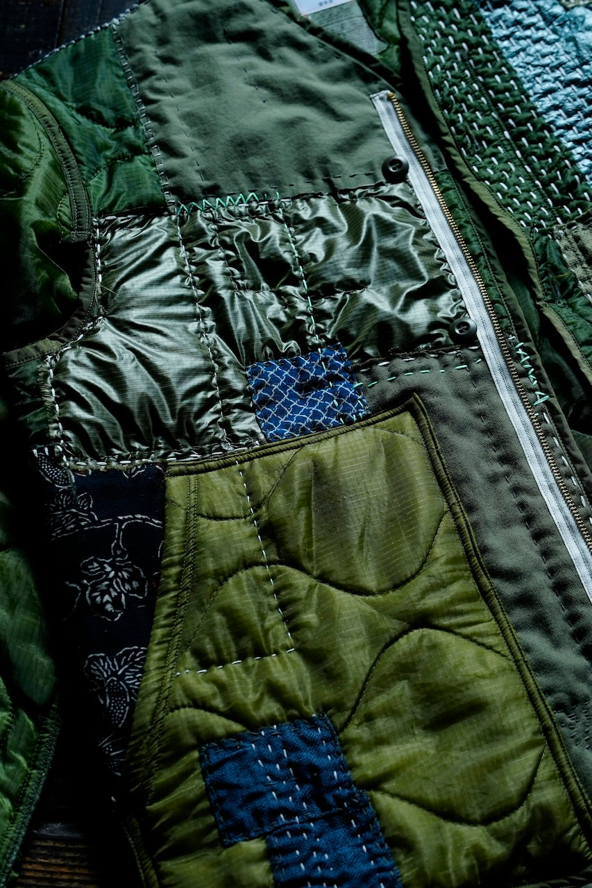 SASHIKO MILITARY LINER JACKET