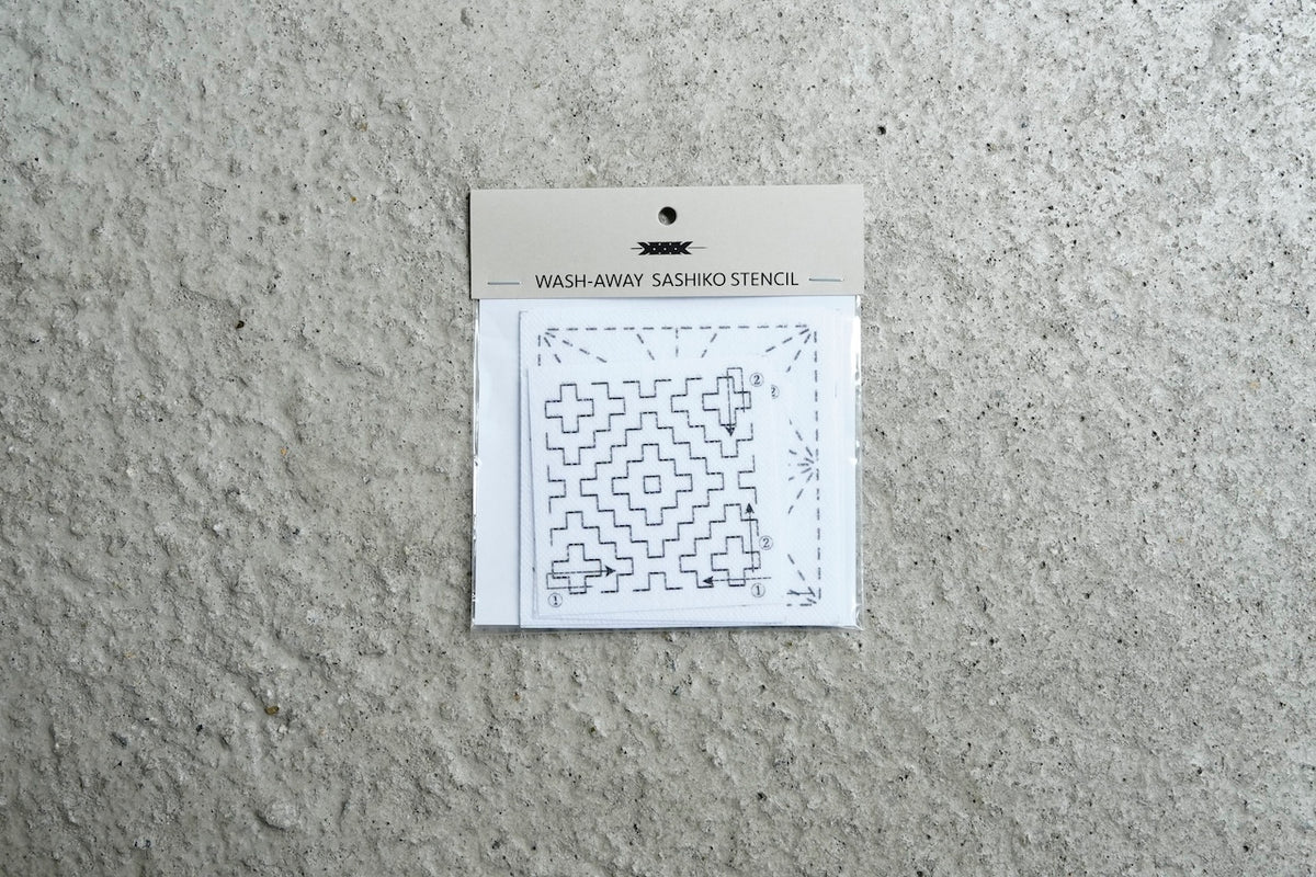 水溶性刺し子用図案シート