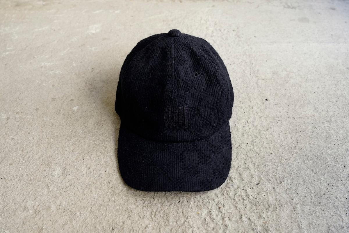 Sashiko Baseball Cap / Ultimate Black "一松"