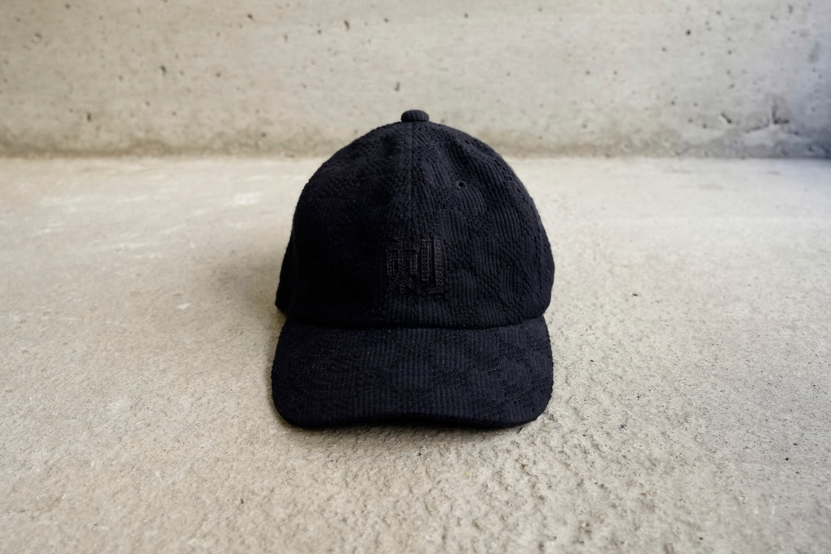 Sashiko Baseball Cap / Ultimate Black "一松"