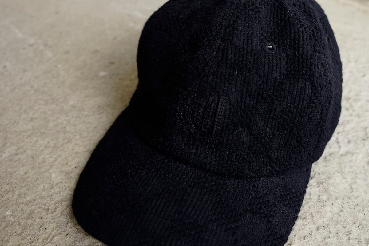 Sashiko Baseball Cap / Ultimate Black "一松"