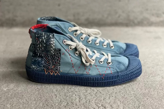 Czech Military Training Shoes <Indigo-dyed> <Dead Stock>