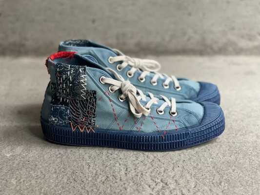 Czech Military Training Shoes <Indigo-dyed> <Dead Stock>