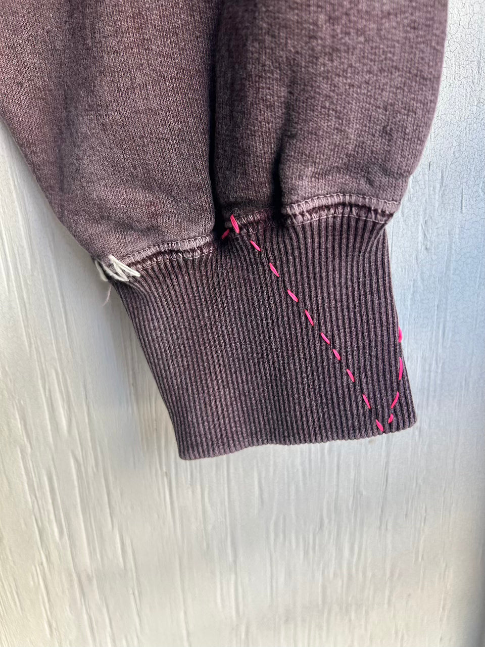 SASHIKO ZIGZAG SWEAT TOP